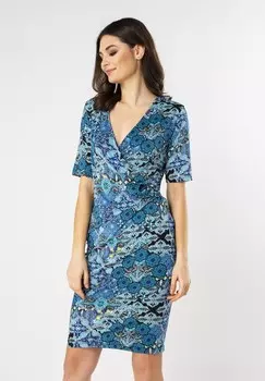 Платье-футляр QUIOSQUE, синий