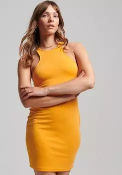Платье-футляр RACER Superdry, цвет solar yellow