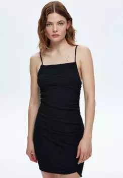 Платье-футляр ROPE STRAP BACKLESS adL, черный