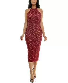 Платье-футляр с блестками и кружевом для юниоров Emerald Sundae, красный