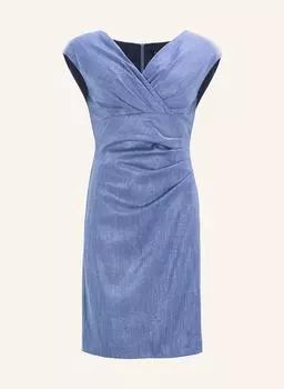 Платье-Футляр с блестящей пряжей Swing, голубой