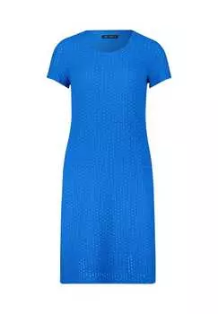 Платье-Футляр с круглым вырезом Betty Barclay, синий