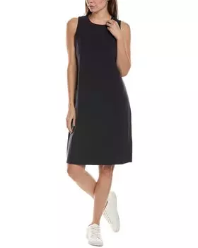 Платье-футляр с круглым вырезом EILEEN FISHER, синий