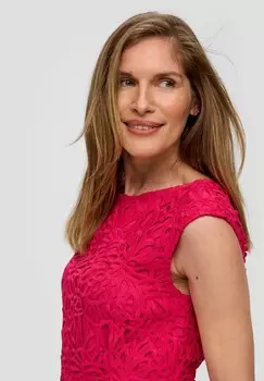 Платье-футляр s.Oliver BLACK LABEL, розовый