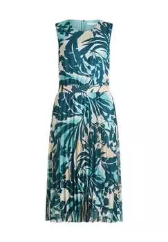 Платье-Футляр с поясом-завязкой Betty & Co, мультиколор