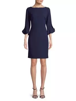 Платье-футляр с рукавами-тюльпанами Karl Lagerfeld Paris, цвет Eclipse