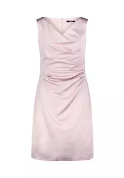 Платье-футляр с рюшами Vera Mont, цвет Foggy Rose