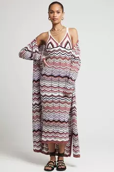 Платье футляр с шевронными полосками River Island, фиолетовый