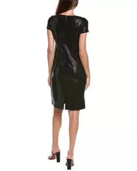 Платье-футляр с воротником St. John Bateau, черный