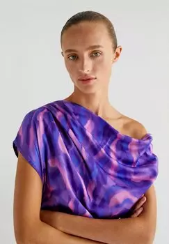 Платье-футляр Scalpers, фиолетовый