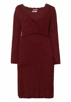 Платье-футляр Sheego, темно-красный