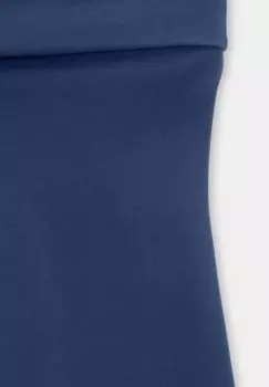 Платье-футляр Short Fold-Down Neckline PULL&BEAR, темно-синий