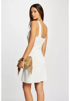 Платье-футляр STRAPS Morgan, кремовый