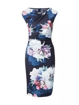 Платье-футляр SWING, цвет Blue/marine blue/Pastel blue