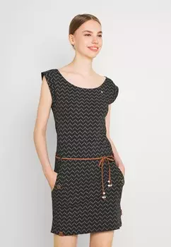 Платье-футляр TAG ZIG ZAG Ragwear, черный