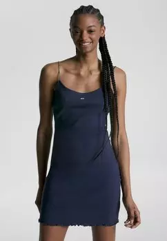 Платье-футляр темно-синего цвета Tommy Jeans