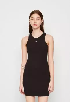Платье-футляр Tommy Jeans, черный