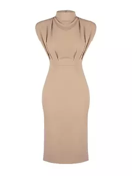 Платье-футляр Trendyol, кэмел