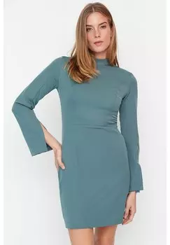 Платье-футляр Trendyol, синий