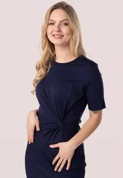 Платье-футляр TWISTED PAPAYA QUIOSQUE, темно-синий