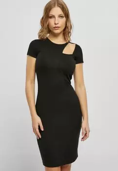 Платье-футляр Urban Classics CUT OUT, черный