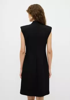 Платье-футляр V COLLAR adL, черный