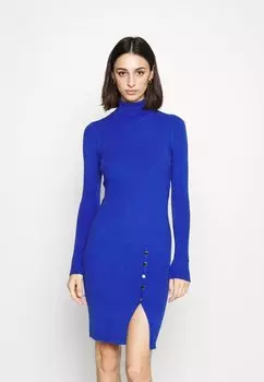 Платье-футляр Vero Moda VMABA BUTTON DRESS, синий