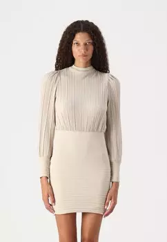 Платье-футляр VMAURORA BOW DRESS Vero Moda, бежевый