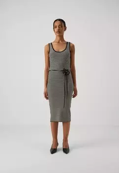 Платье-футляр Vmbloom O Neck Dress Vero Moda, черный