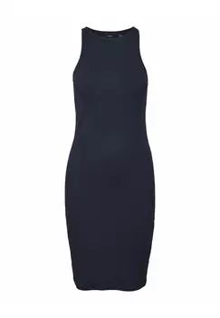Платье-футляр VMCHLOE SL ABK NOOS Vero Moda, темно-синий