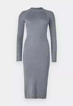 Платье-футляр VMWILLOW HIGHNECK DRESS Vero Moda Petite, серый
