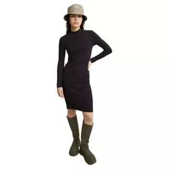 Платье G-Star Ergonomic Slim Rib, черный