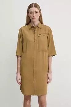 Платье G-Star Raw, бежевый