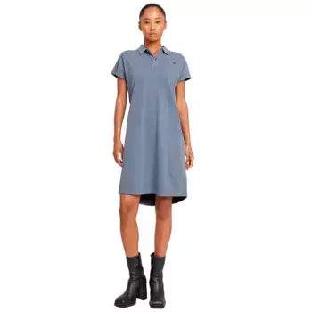 Платье G-Star Seam Detail Polo short sleeve short, синий