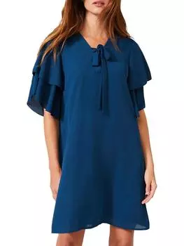 Платье Габриэллы с оборками Phase Eight, синий