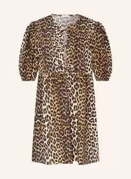 Платье Ganni, коричневый