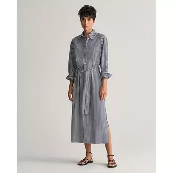 Платье Gant 4503325 Long Sleeve Long, синий