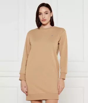 Платье Gant Shield, бежевый