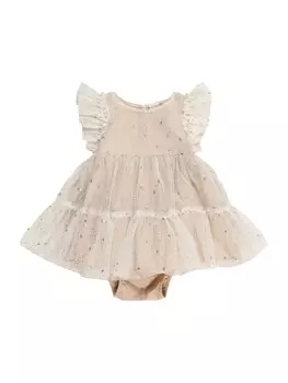 Платье GAP, бежевый