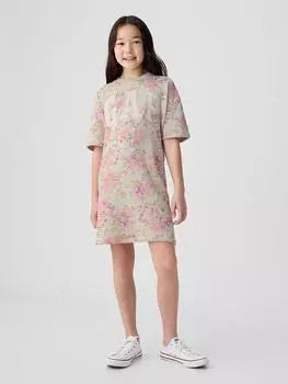 Платье GAP, цвет creme/lila