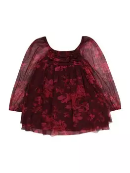 Платье GAP Dress, цвет dark pink