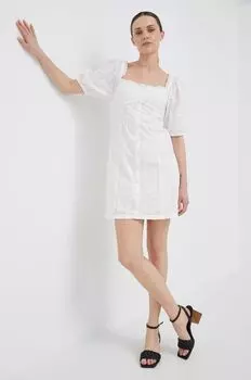 Платье GAP из хлопка Gap, белый
