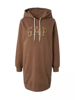 Платье Gap, коричневый