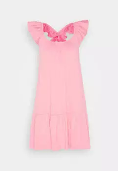 Платье Gap Ruffle Tiered Mini Jersey, розовый