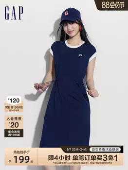 Платье Gap с рукавами реглан, темно-синий