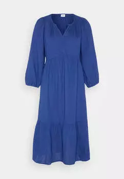 Платье Gap Waisted Midi Summer, синий