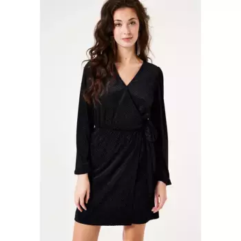 Платье Garcia W40082 long sleeve, черный