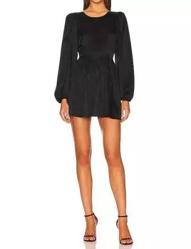 Платье Гарсия в черном цвете LoveShackFancy