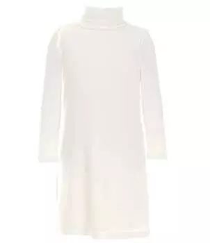 Платье GB Little Girls 2T-6X с начесом и воротником-стойкой, слоновая кость