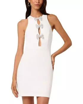 Платье Gemma с декоративным бантом Liv Foster, слоновая кость/кремовый